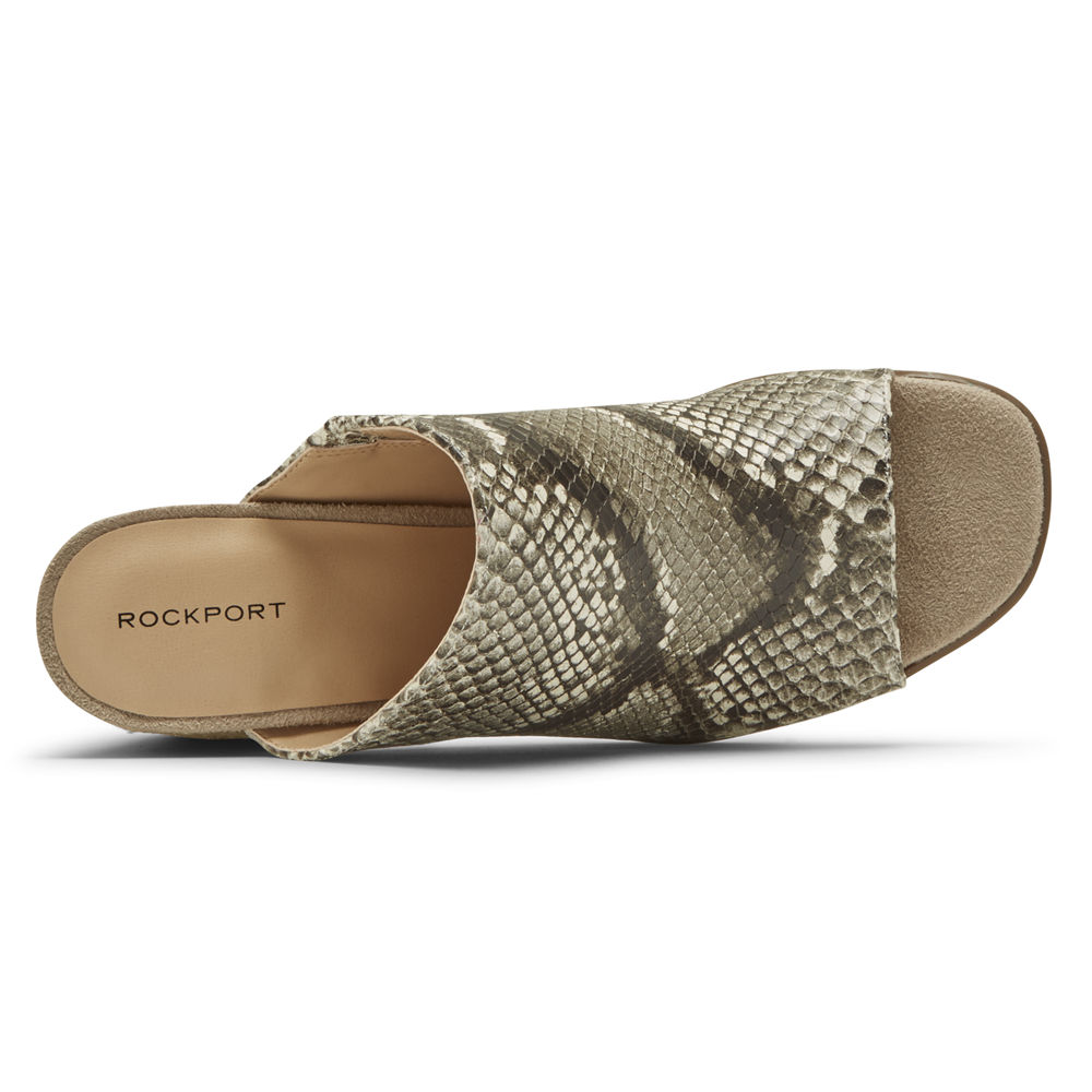 Rockport Singapore Womens Slides - Total Motion Amara Multicolor - NJ8920746